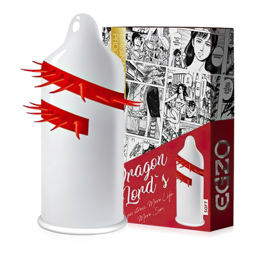 Презерватив з виступами EGZO Dragon Lords - 70856021