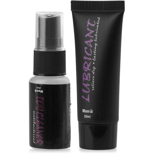 МИНИ НАБОР MAN Q ГЕЛЬ-СМАЗКА 25 мл + TOY CLEANER  СРЕДСТВО ДЛЯ ОЧИСТКИ АКСЕССУАРОВ 20 мл - 57215591