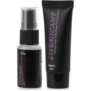 МИНИ НАБОР MAN Q ГЕЛЬ-СМАЗКА 25 мл + TOY CLEANER  СРЕДСТВО ДЛЯ ОЧИСТКИ АКСЕССУАРОВ 20 мл - 57215591