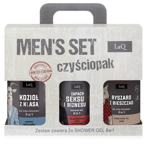 Набір для справжніх чоловіків - 3x гель для душу 500 мл - 77255027