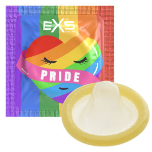 Презервативи ультратонкі EXS Pride у райдужному пакуванні — 75817104