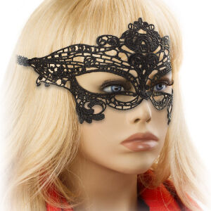 КРУЖЕВНАЯ МАСКА НА ГЛАЗА ДЛЯ СОБЛАЗНИТЕЛЬНОЙ КОШЕЧКИ - 79369476