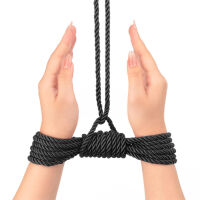 Rebellion чорна мотузка для зв'язування bondage BDSM 10 м - 79901592 - 3