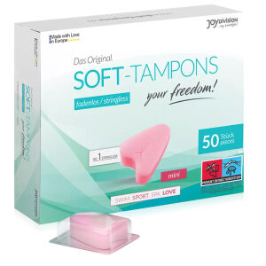 Губчасті тампони для використання під час сексу SOFT TAMPONS MINI 50 шт -77262287