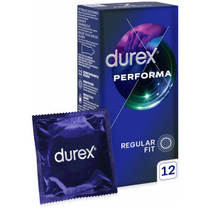 Durex Performa презервативи з бензокаїном довший секс 12 шт - 71959534