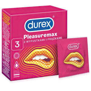 Презервативи DUREX Pleasuremax з шипами і ребрами 3 шт - 73333203