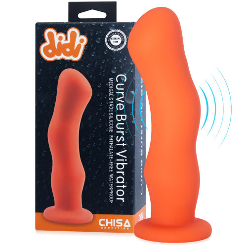 Гнучкий вібратор 9 потужних вібрацій стимулятор точки G 18 см - 76321400