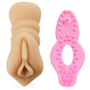 Набір для чоловіків штучна піхва + ерекційне кільце - 74025299