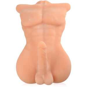 Торс з великим пенісом і яєчками чоловіча лялька м'язистий коханець – 76980464