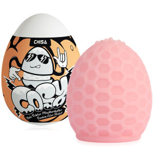 Рожеве гелеве яйце мастурбатор з лубрикантом для чоловіків - 78864184