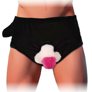 Труси з плюшевим надувним пенісом кумедний подарунок - 78361430