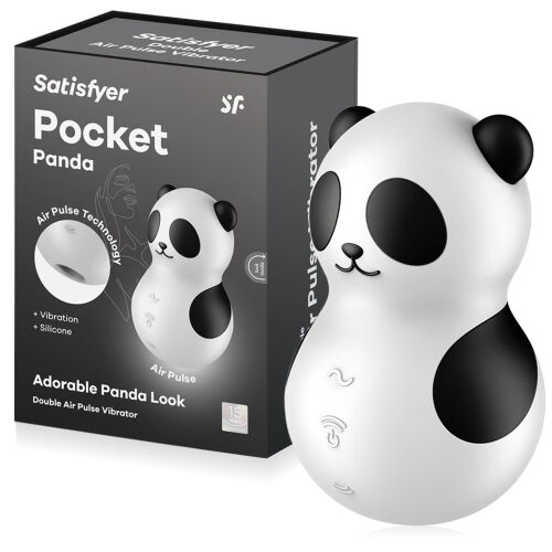 Satisfyer Panda мастурбатор 2в1 повітряний масажер вібратор - 76036557