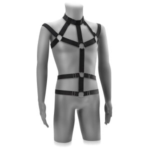 Еротична упряж для чоловіків ремені harness bdsm - 72142144