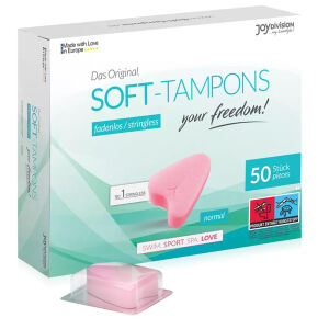 Тампони губки для використання під час сексу SOFT TAMPONS 50 шт - 71205410