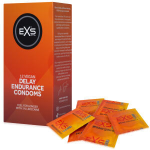 Презервативи для продовження акту EXS DELAY, 12 шт. - 75985035