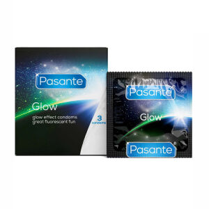 Pasante Glow світяться в темряві презервативи 3 шт - 76007332