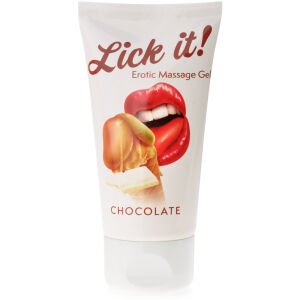 LICK IT CHOCOLATE 50 МЛ АРОМАТИЗИРОВАННЫЙ ГЕЛЬ ДЛЯ МАССАЖА ВСЕГО ТЕЛА ШОКОЛАДНЫЙ - 75637333