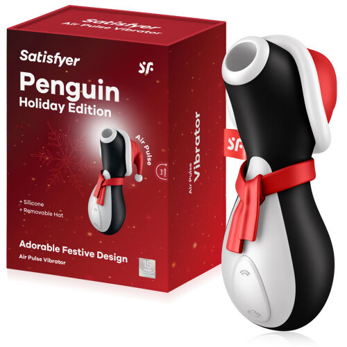 Satisfyer Penguin - святковий пінгвін для безконтактної стимуляції клітора - 78373025