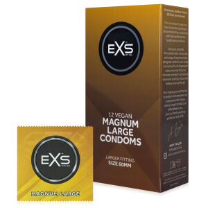 Презервативи XL 60 мм для великого члена EXS MAGNUM LARGE 12 шт. - 70948089