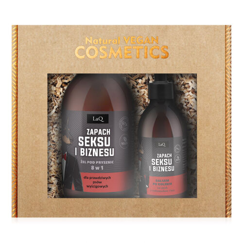 Запах Сексу і Бізнесу - набір для чоловіків гель для душу та бальзам - 74762308