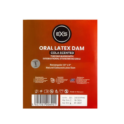 EXS ORAL LATEX DAM COLA