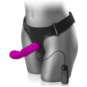 СИЛИКОНОВЫЙ СТРАПОН С ВИБРАЦИЯМИ - LBB 022041