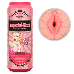М’яка рожева вагіна в банці Imperial Stout мастурбатор - 79443031